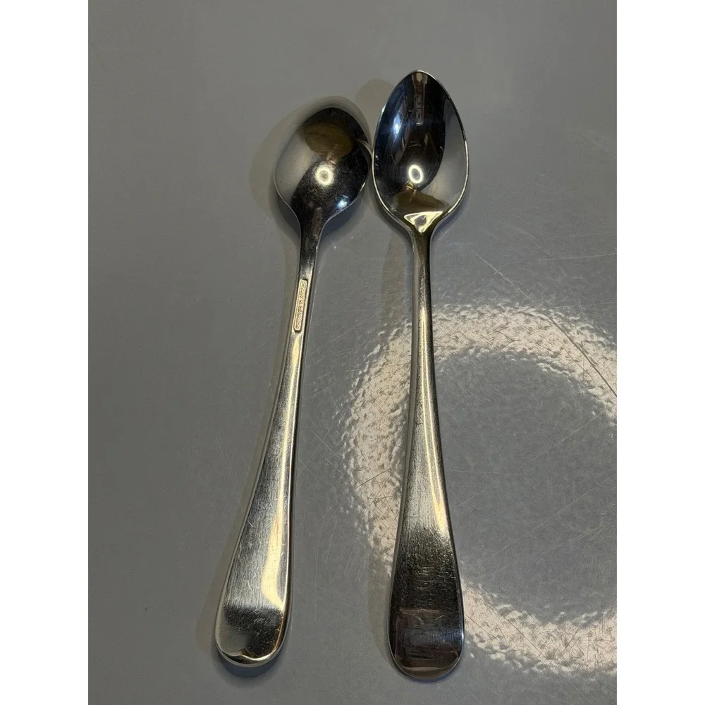VTG Stainless Coffee Spoons‎ Silverware Set of 2 Flatware Replacement 4.5